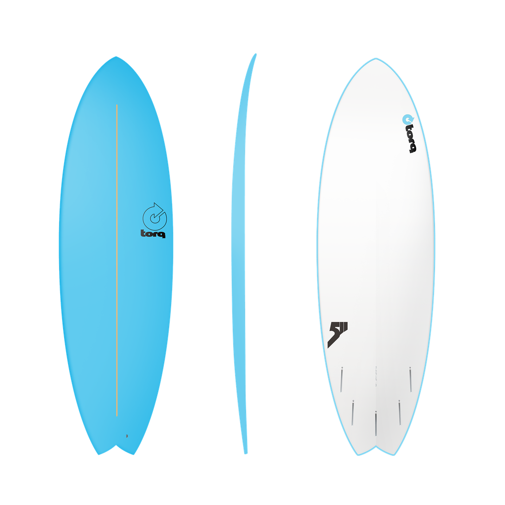 torq Soft Deck PE 5'11 - Fish - Blue