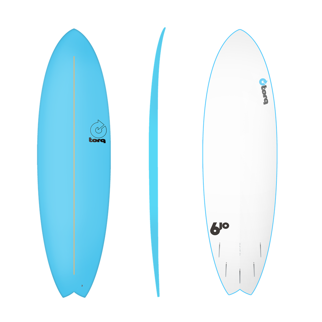 torq Soft Deck PE 6'10 - Fish - Blue