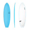 torq Soft Deck PE 6'10 - Fish - Blue