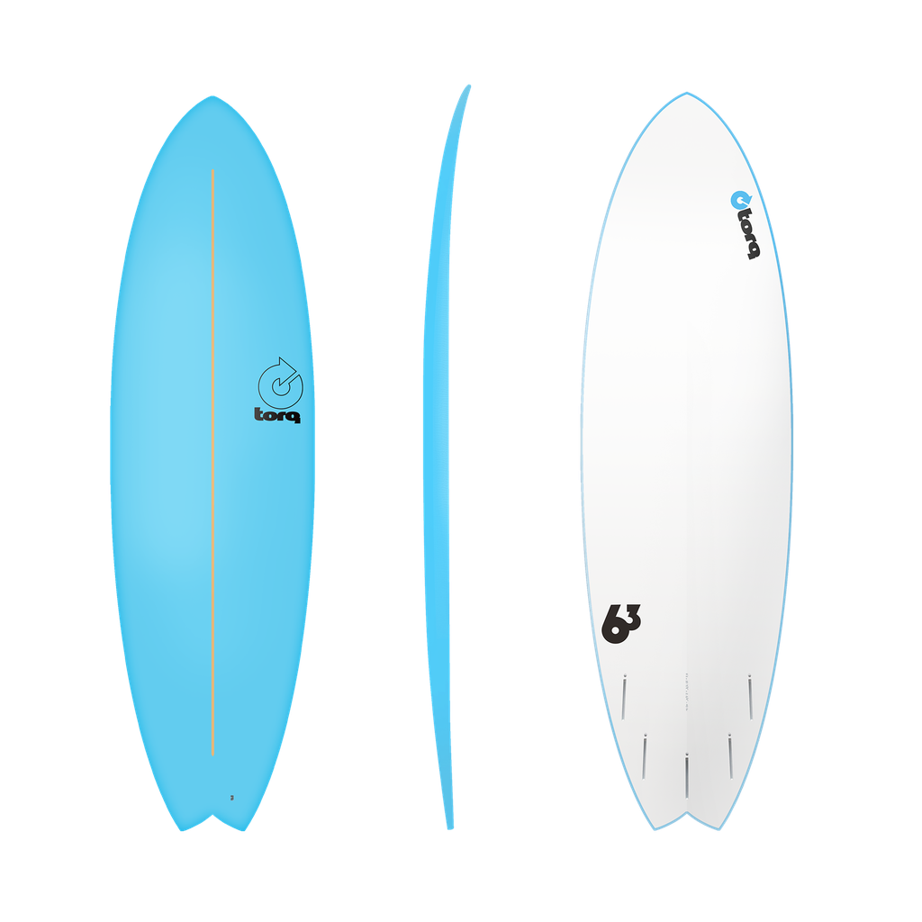 torq Soft Deck PE 6'3 - Fish - Blue