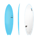 torq Soft Deck PE 6'3 - Fish - Blue