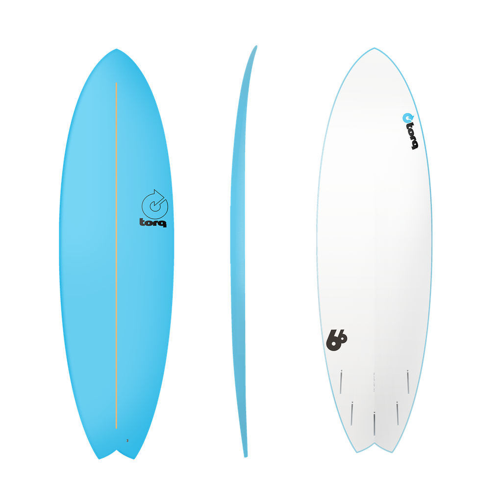 torq Soft Deck PE 6'6 - Fish - Blue