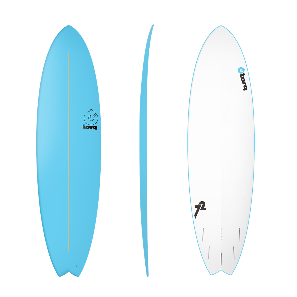 torq Soft Deck PE 7'2 - Fish - Blue