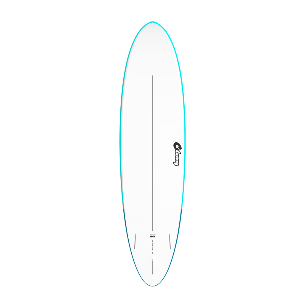 torq Soft Deck EVA 6'8 - Fun - Blue + Blue Tail