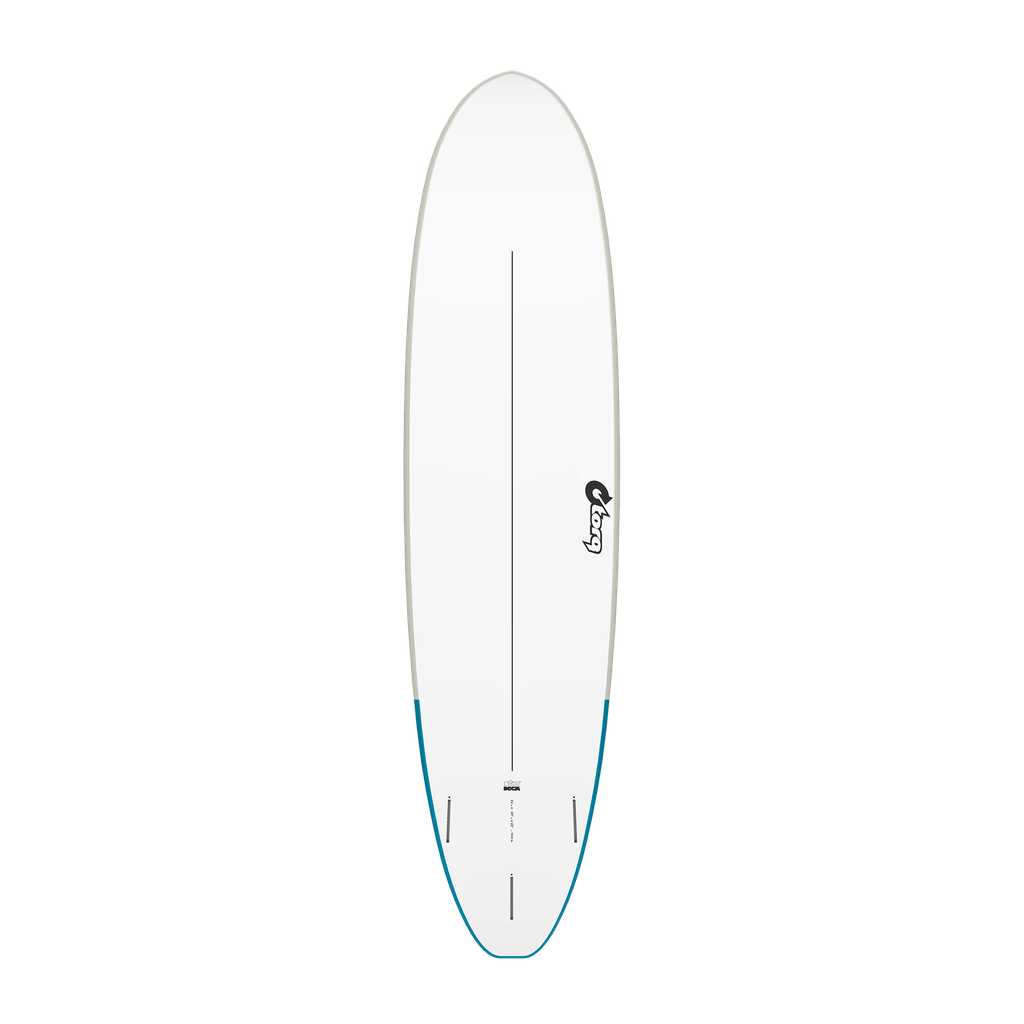 torq Soft Deck EVA 7'8 - Fun V+ - Sand + Blue Tail