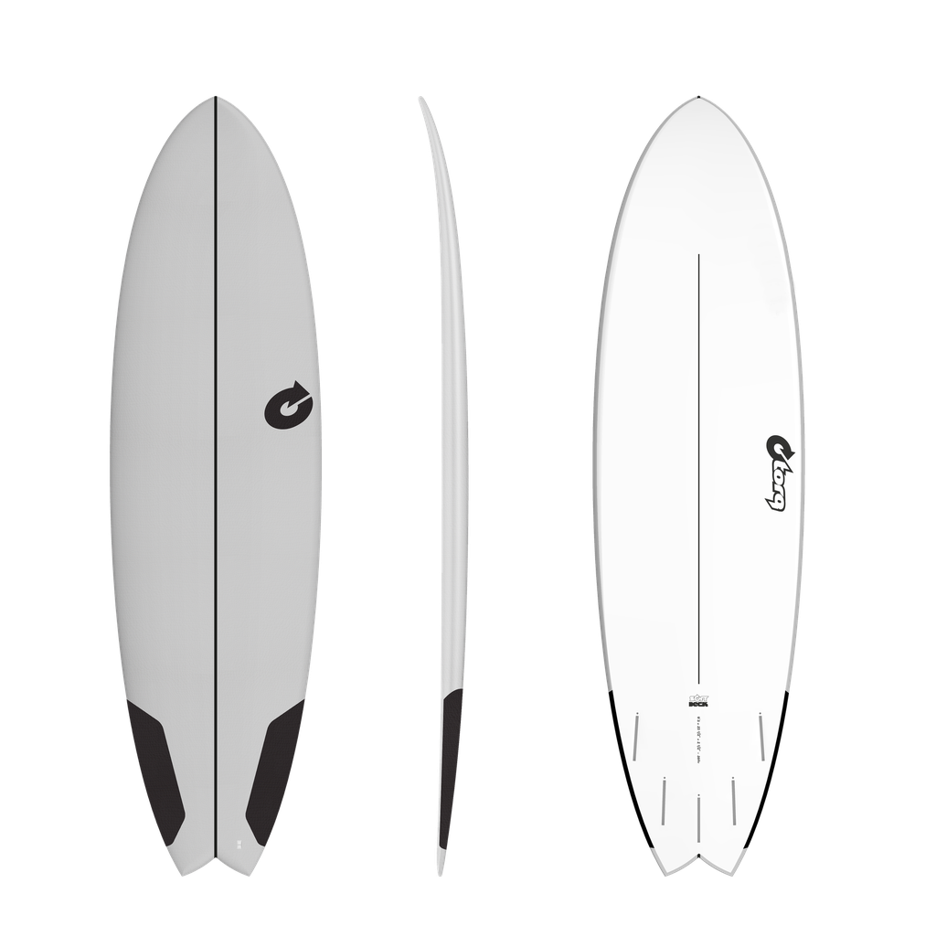 torq Soft Deck EVA 5'11 - Fish - Gray