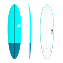 torq Soft Deck EVA 6'8 - Fun - Blue + Blue Tail