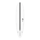 torq TET 8´6 - Longboard - White + Carbon Strip 