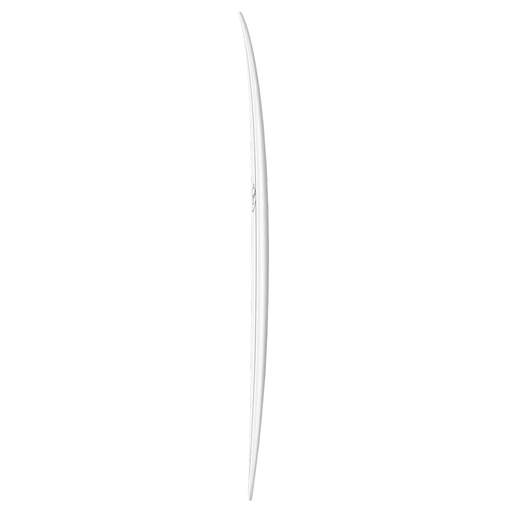 torq TET 6´8 - Funboard - White + Carbon Strip 