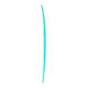 torq TET 7´2 - Funboard - White + Carbon Strip + Miami Blue Rails
