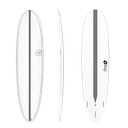 torq TET 7´8 - Funboard V+ - White + Carbon Strip 