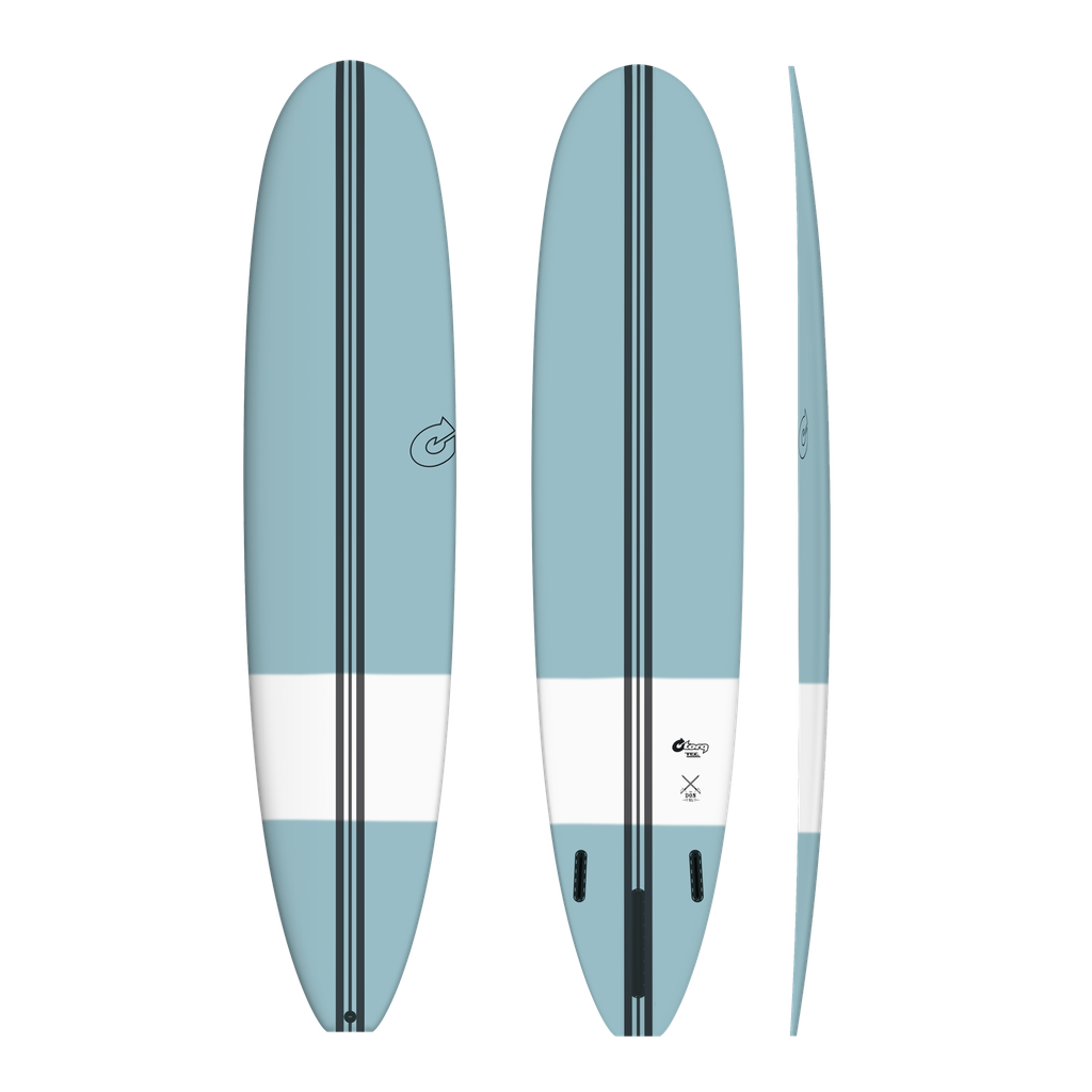 torq TEC 8'6 - The Don XL - Ice Blue Tint + White + Polish