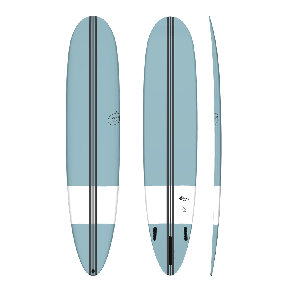 torq TEC 9'6 - The Don - Ice Blue Tint + White + Polish