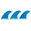 ROAM - All Round Thruster Fin Set  Single Tab - Blue - Size M