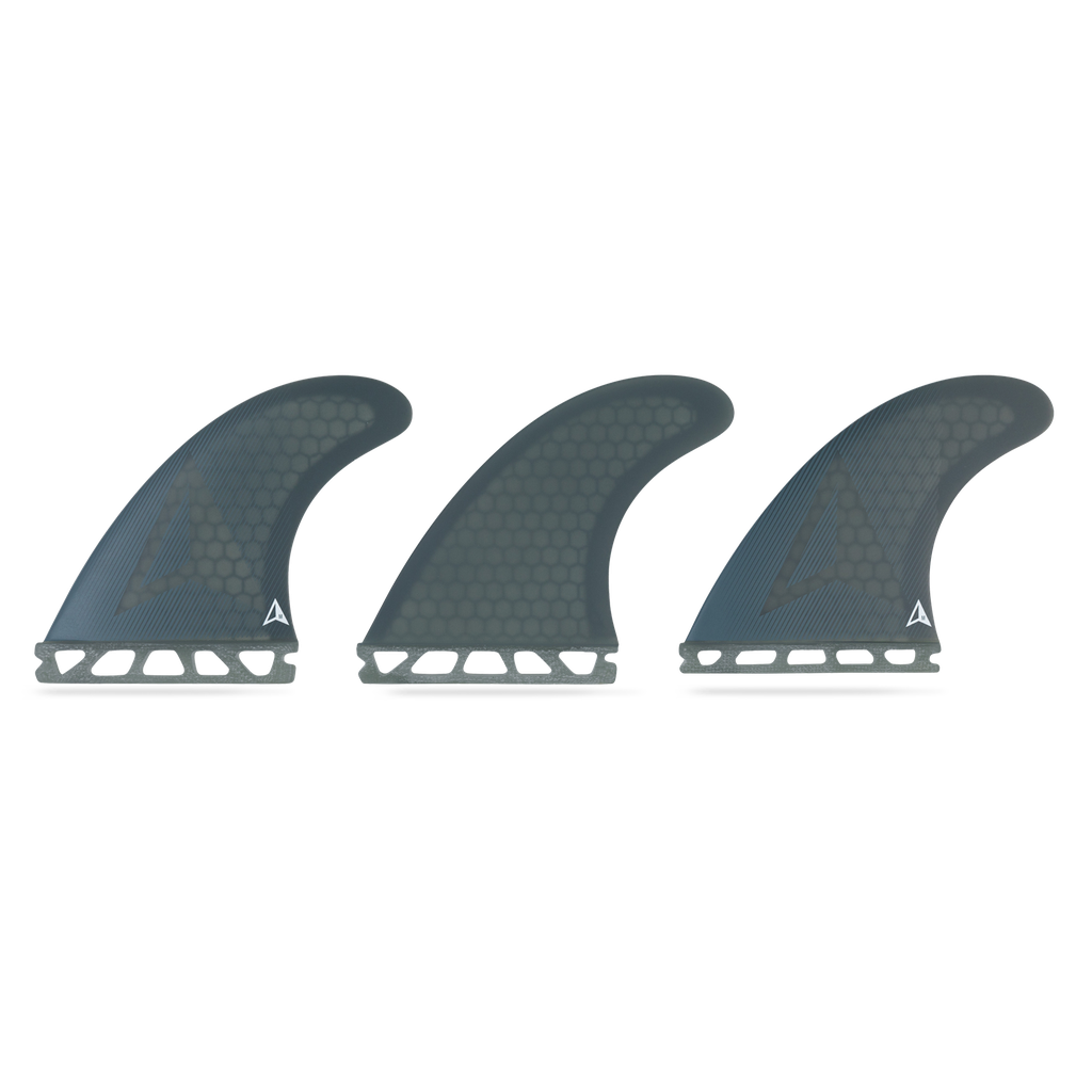 ROAM - All Round Thruster Fin Set  Single Tab - Smoke - Size M