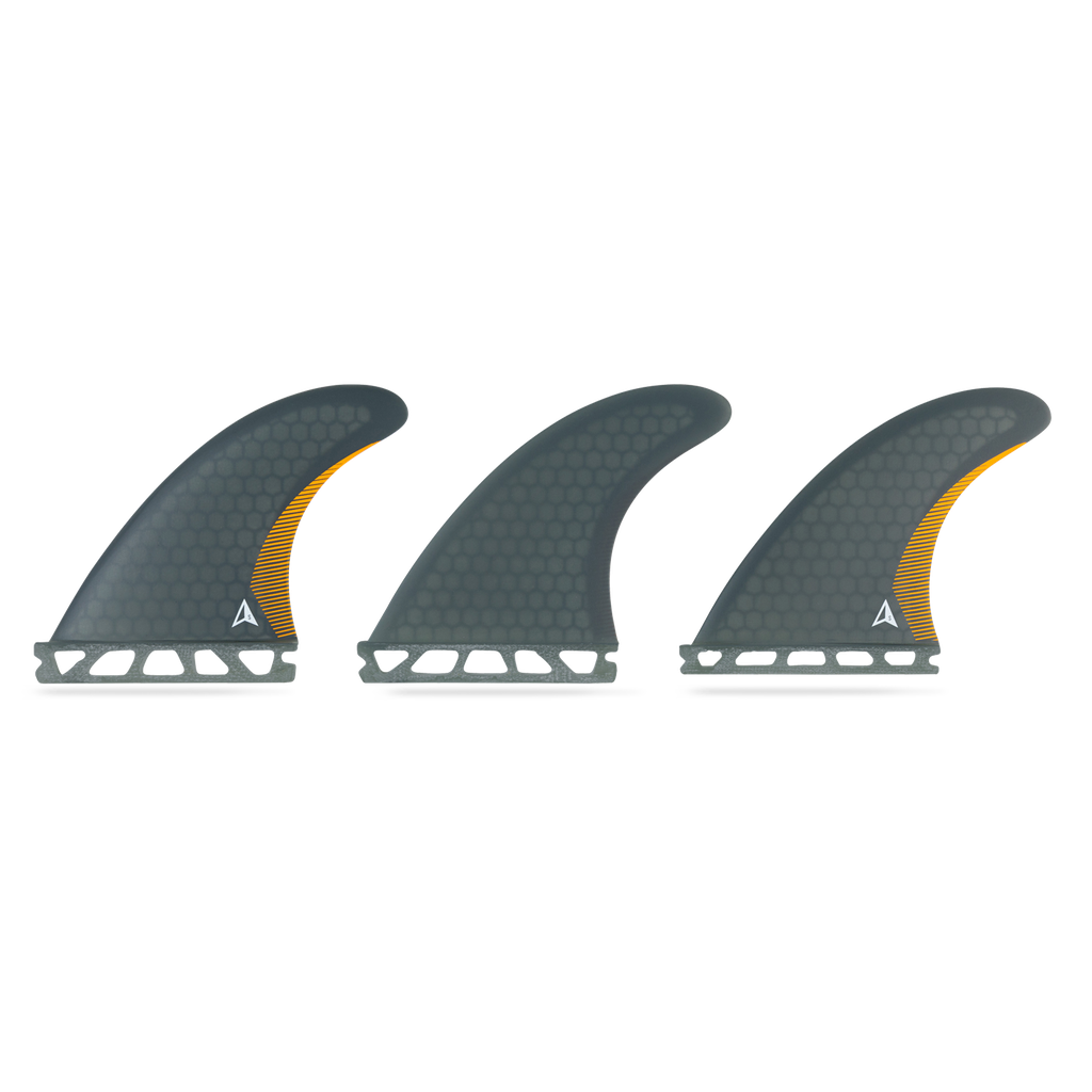 ROAM - Performanced Thruster Fin Set  Single Tab - Smoke - Size S