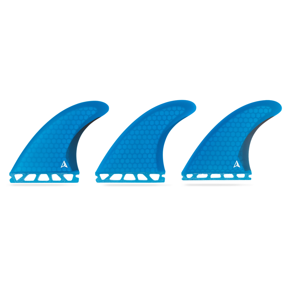 ROAM - Performanced Thruster Fin Set  Single Tab - Blue - Size M