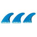 ROAM - Performanced Thruster Fin Set  Single Tab - Blue - Size M