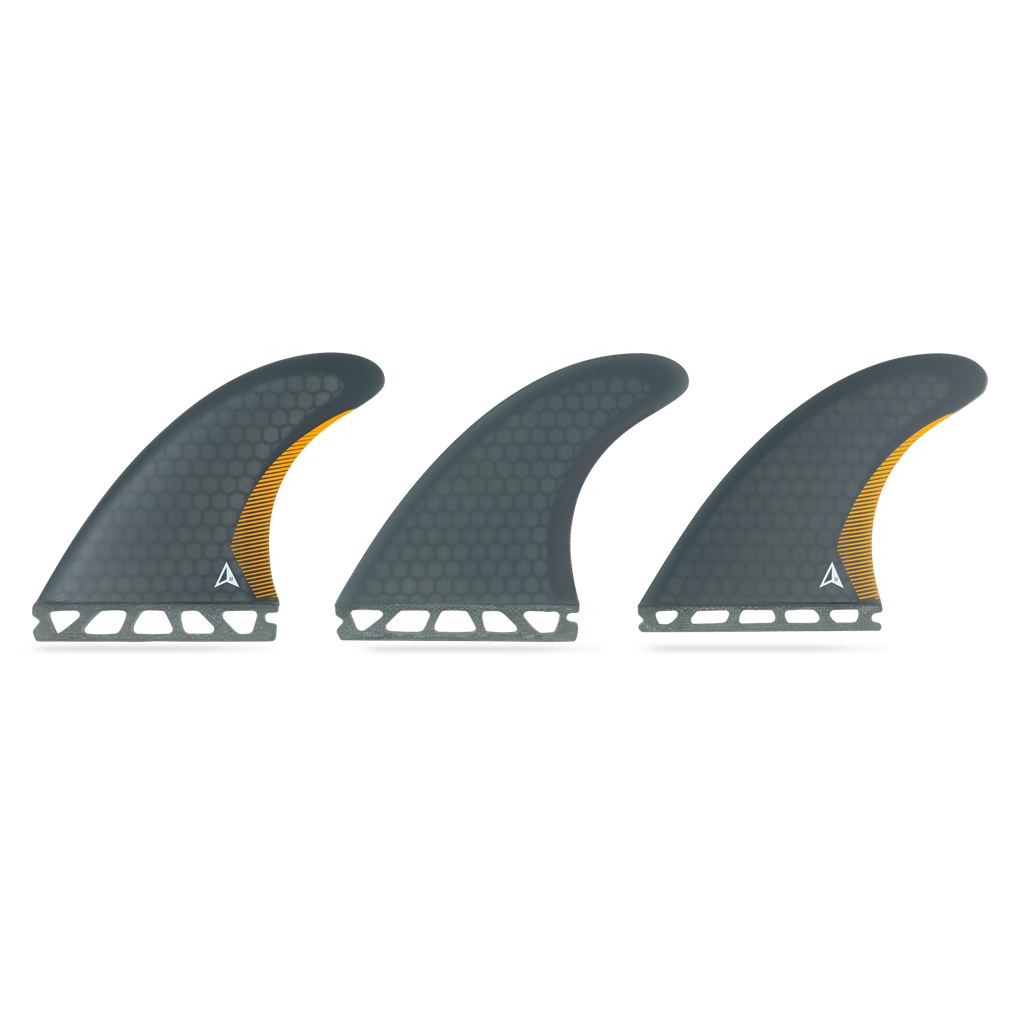 ROAM - Performanced Thruster Fin Set  Single Tab - Smoke - Size M