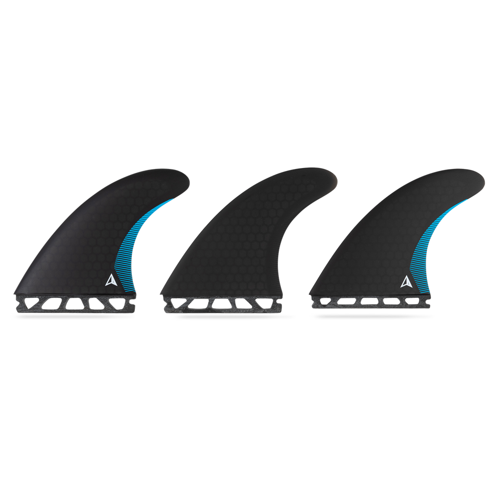 ROAM - Performanced Thruster Fin Set  Single Tab - Black - Size L