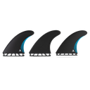 ROAM - Performanced Thruster Fin Set  Single Tab - Black - Size L