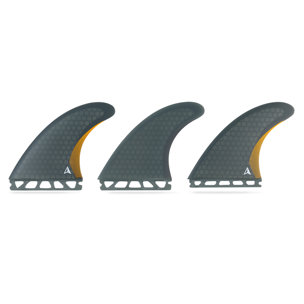 ROAM - Performanced Thruster Fin Set  Single Tab - Smoke - Size L