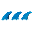 ROAM - Performanced Thruster Fin Set  Dual Tab - Blue - Size S