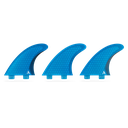 ROAM - Performanced Thruster Fin Set  Dual Tab - Blue - Size M