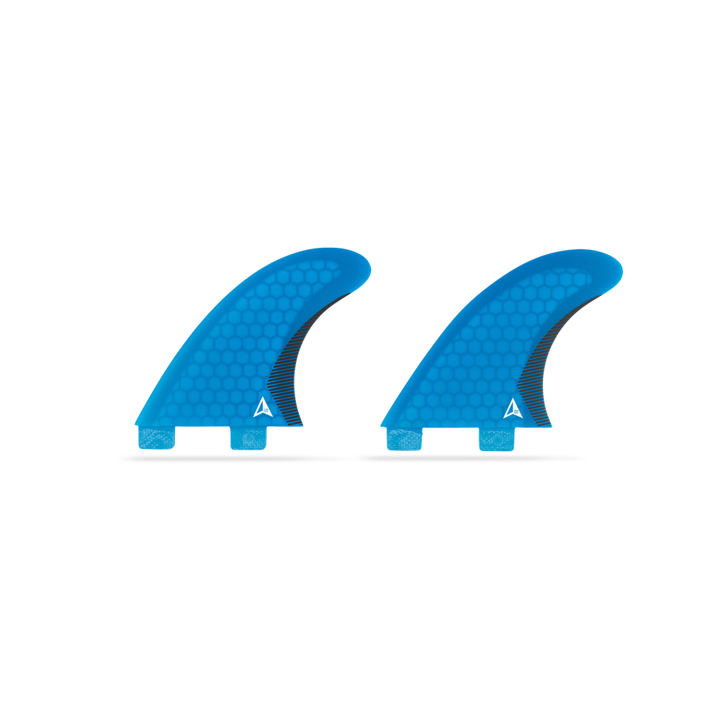 ROAM - Quad Rear Fin Set  Dual Tab - Blue - Size M