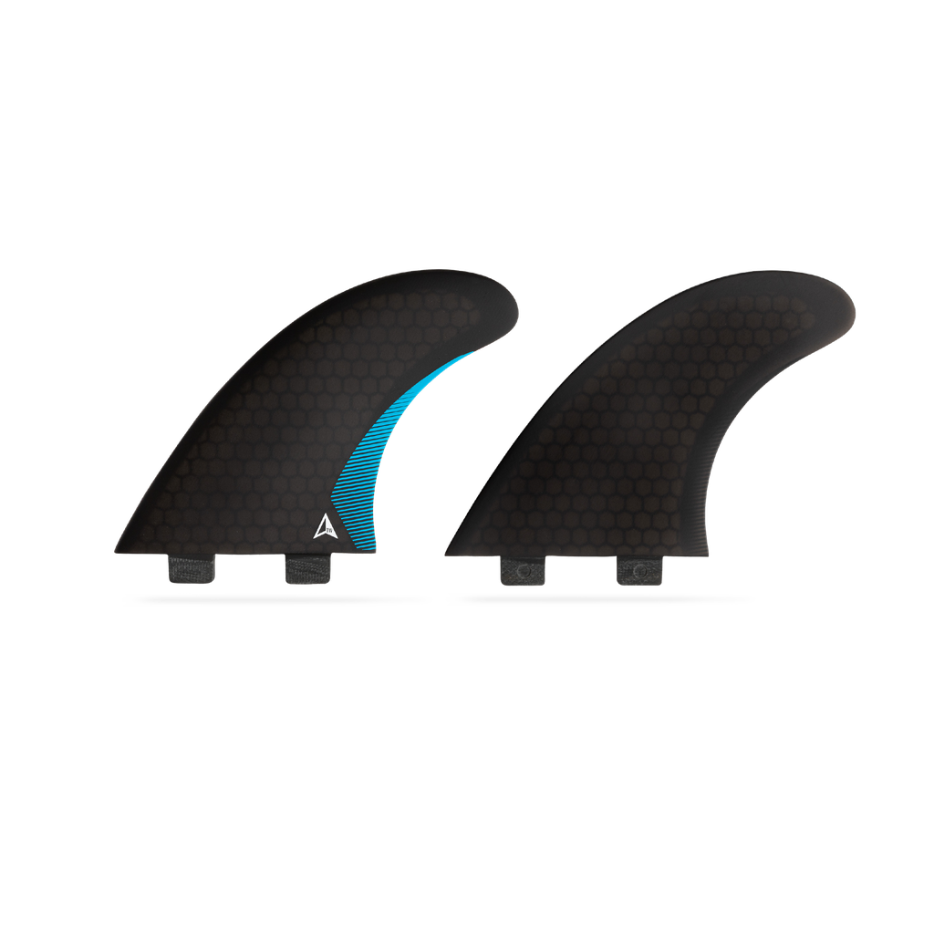 ROAM - Twin Fin Set  Dual Tab - Black - Size M