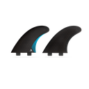 ROAM - Twin Fin Set  Dual Tab - Black - Size M