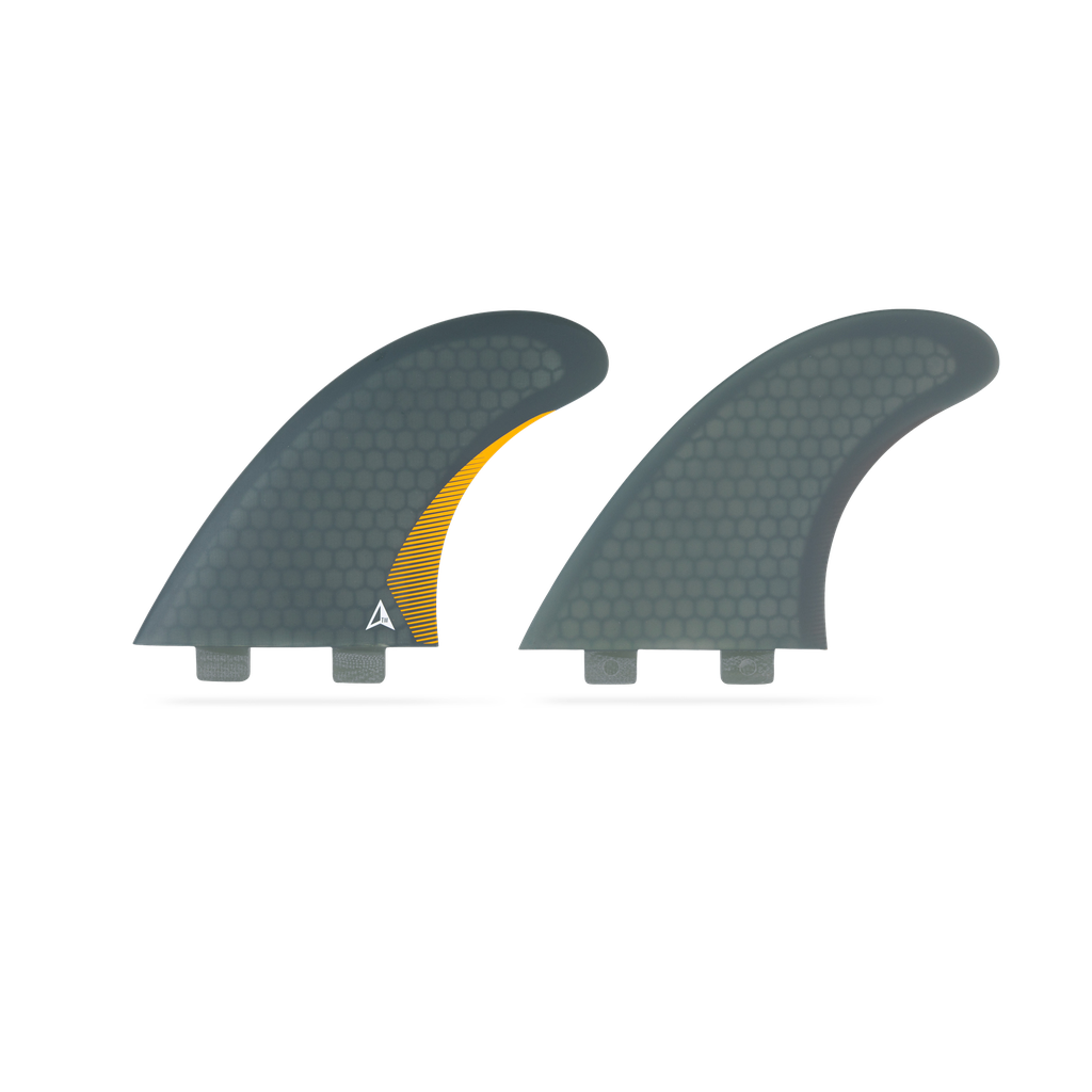 ROAM - Twin Fin Set  Dual Tab - Smoke - Size M