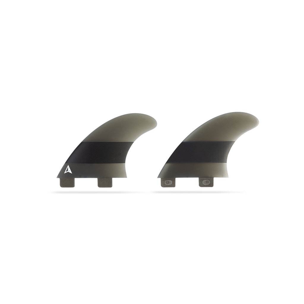 ROAM - Side Bites Fin Set  Dual Tab - Smoke - Size M