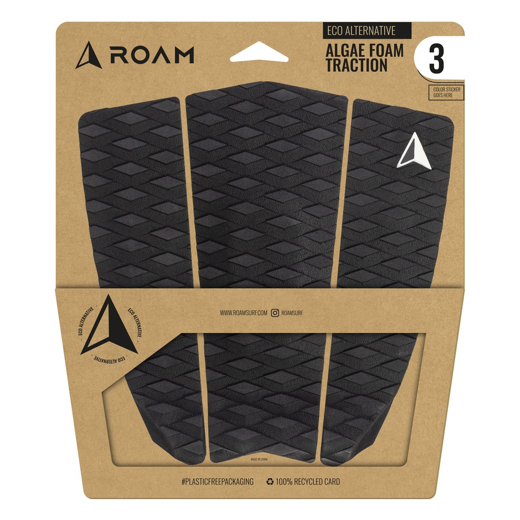 ROAM - 3 Piece Traction Pad  ECO ALTERNATIVE - Black 