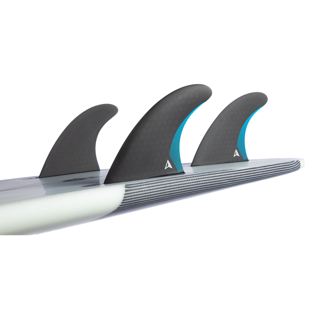 ROAM - Performanced Thruster Fin Set  Single Tab - Black - Size S