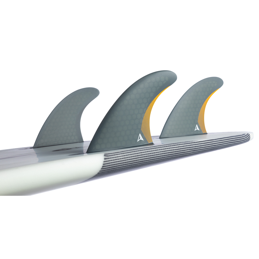 ROAM - Performanced Thruster Fin Set  Single Tab - Smoke - Size S