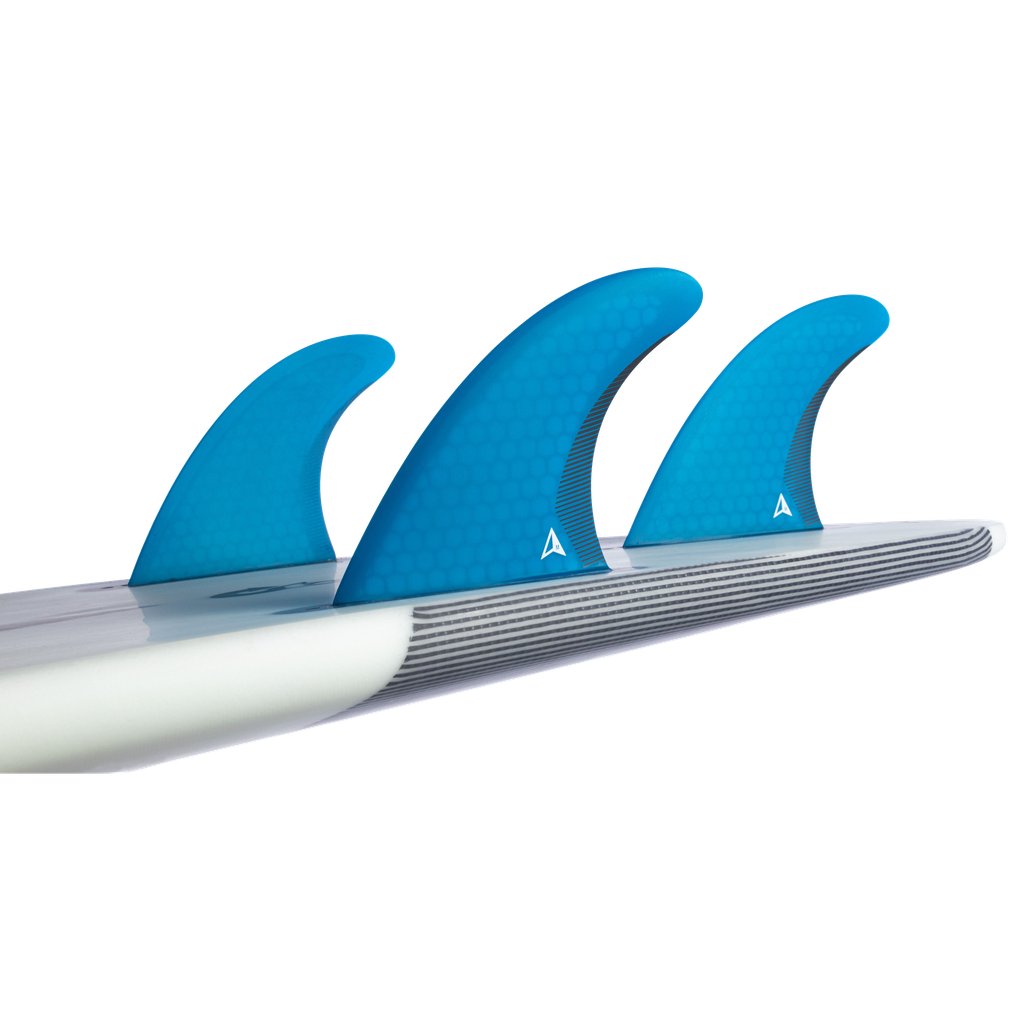 ROAM - Performanced Thruster Fin Set  Single Tab - Blue - Size M