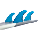 ROAM - Performanced Thruster Fin Set  Single Tab - Blue - Size M