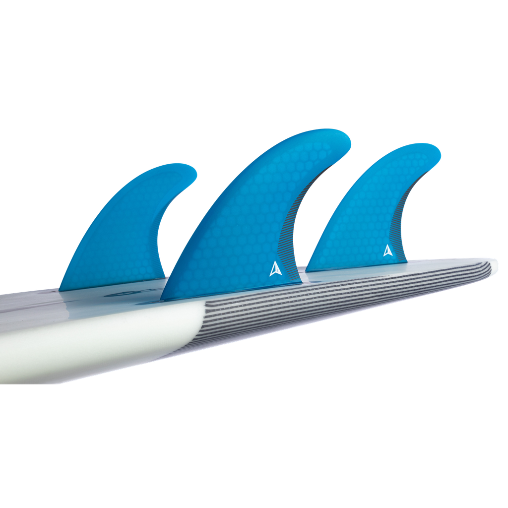 ROAM - Performanced Thruster Fin Set  Single Tab - Blue - Size L
