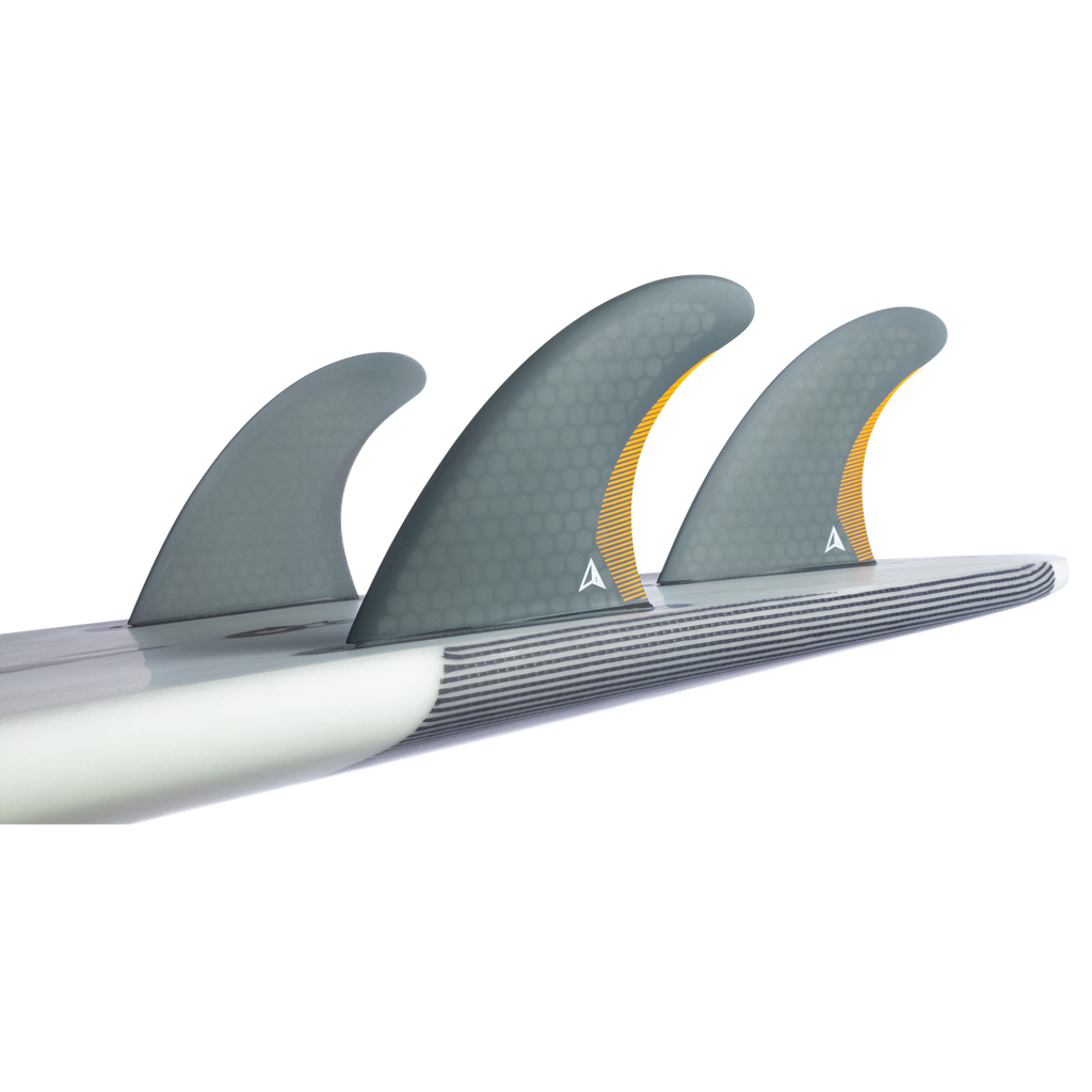 ROAM - Performanced Thruster Fin Set  Single Tab - Smoke - Size L