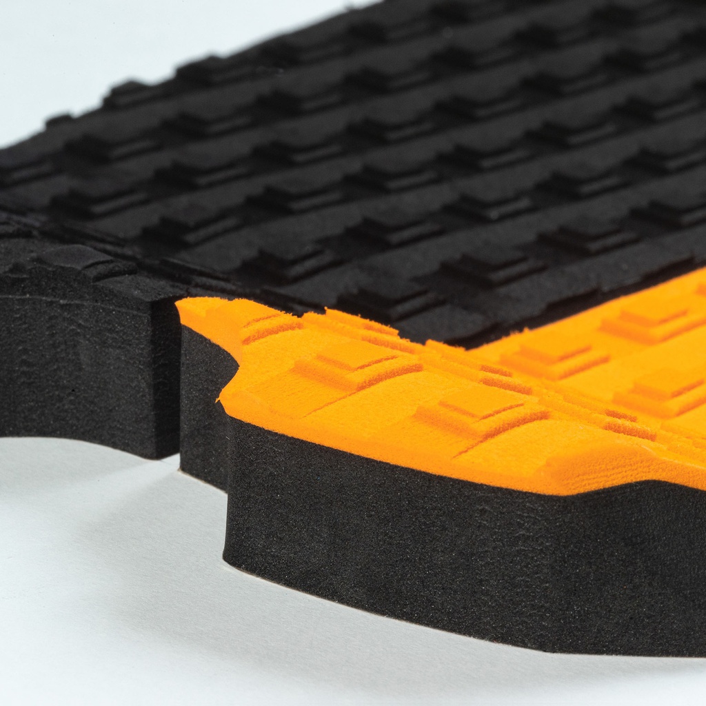 ROAM - 2 Piece Traction Pad - Black/Orange