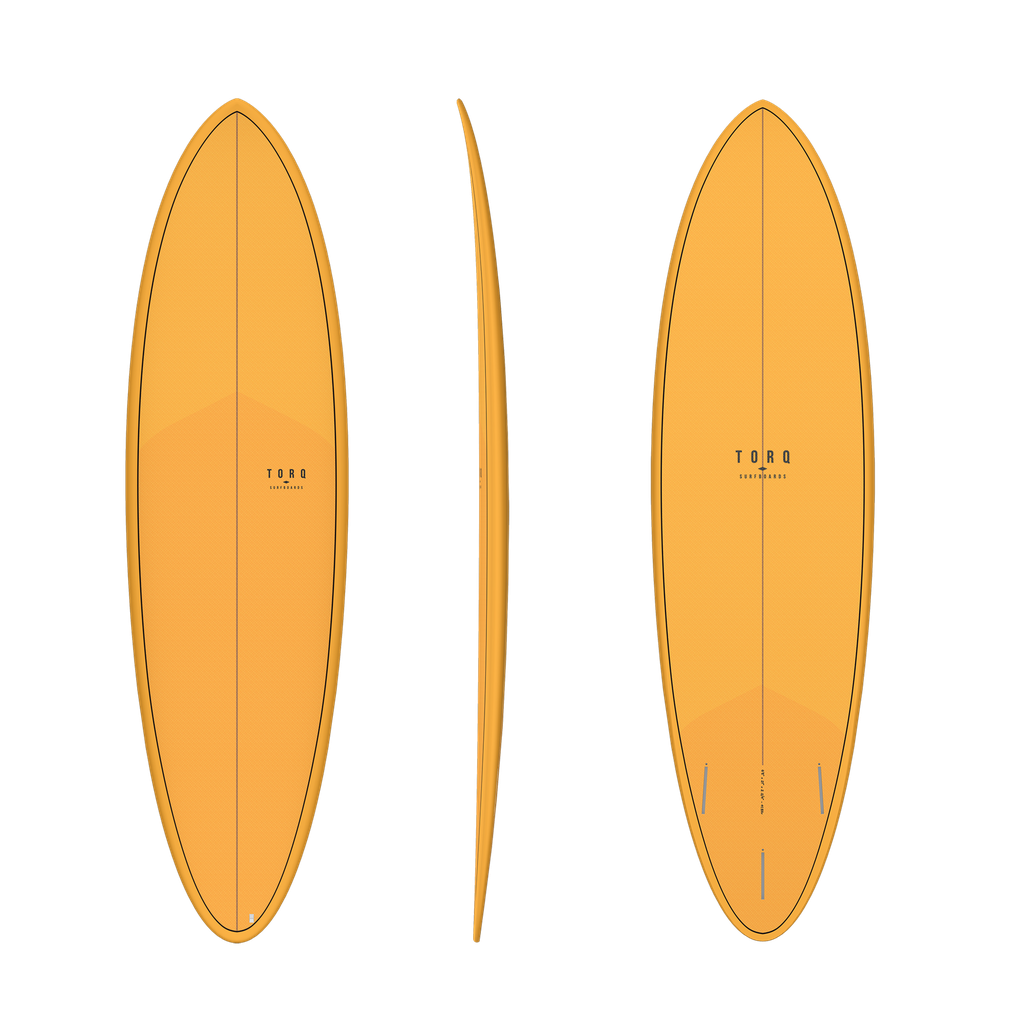 torq TET 6´8 - Funboard - Orange + Pattern 