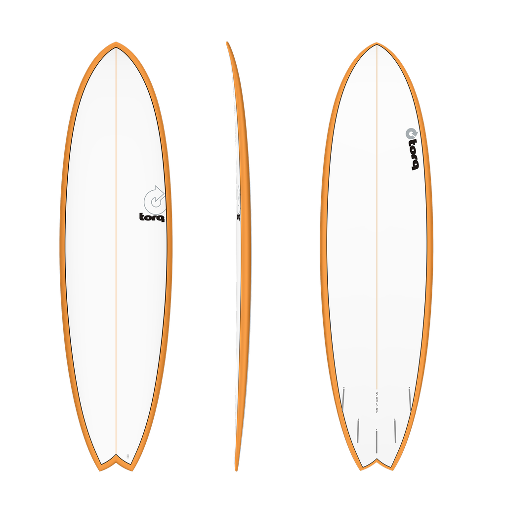 torq TET 7´2 - Fish - Orange Rails + Pinline 