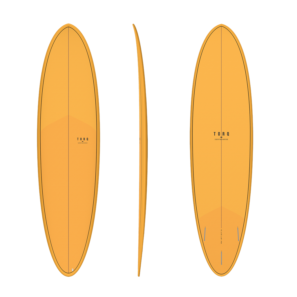 torq TET 7´2 - Funboard - Orange + Pattern 