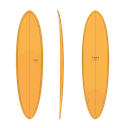 torq TET 7´2 - Funboard - Orange + Pattern 