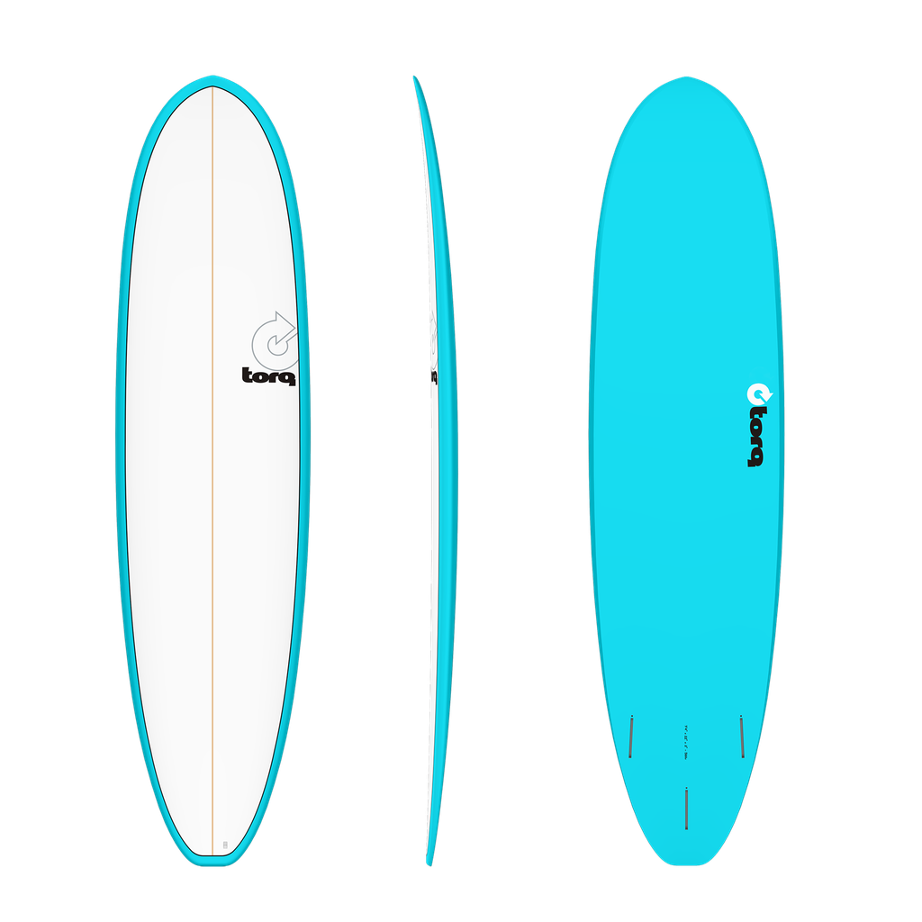 torq TET 7´4 - Funboard V+ - Blue + Pinline 