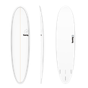 torq TET 7´8 - Funboard V+ - White + Pinline 