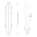 torq TET 8´6 - Longboard - White + Pinline 