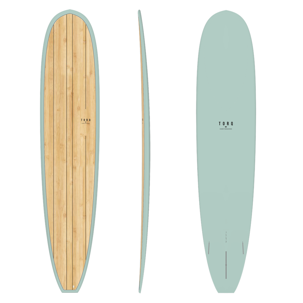 torq TET 9´1 - Longboard - Palm + Wood - 2+1 