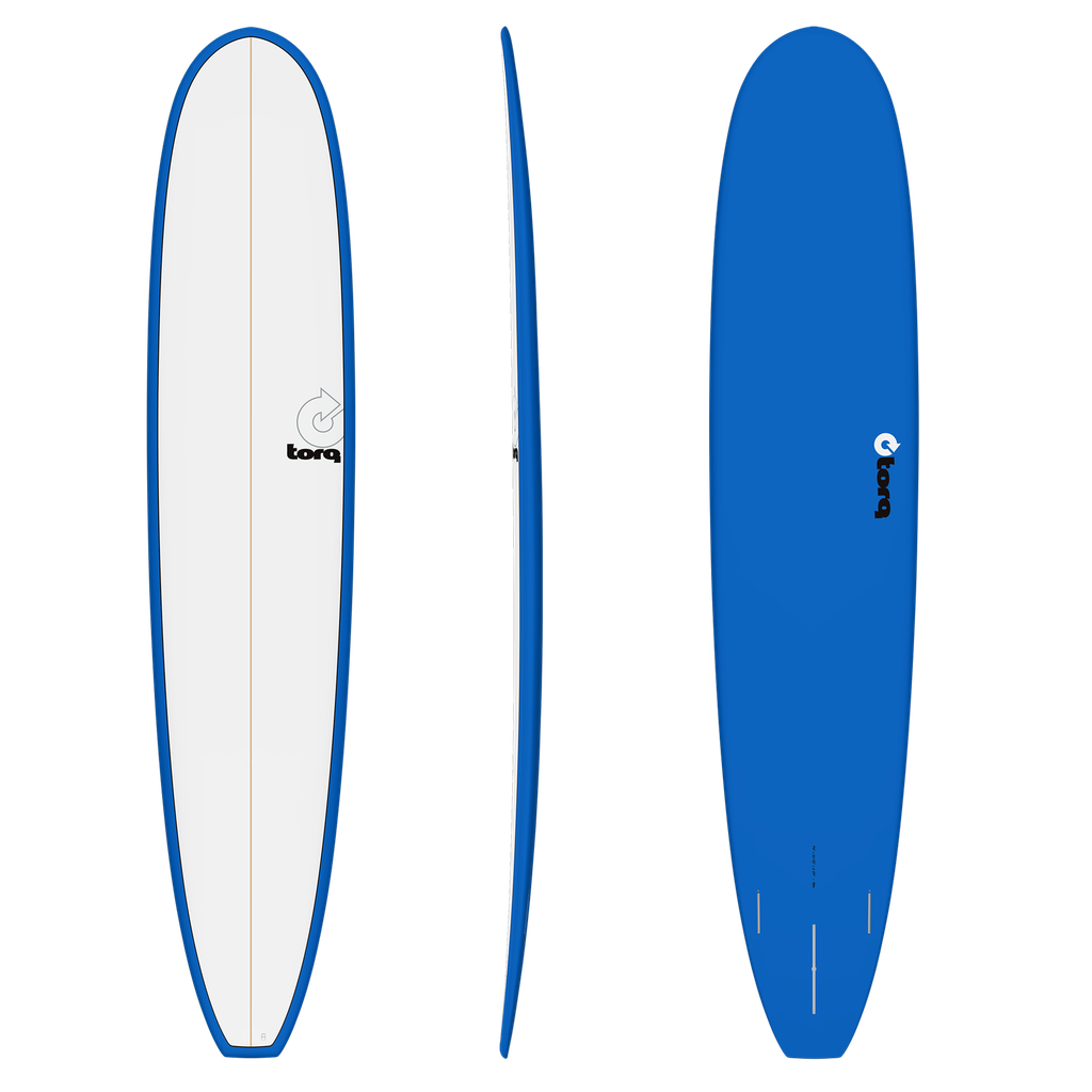 torq TET 9´6 - Longboard - Navy Blue + Pinline 